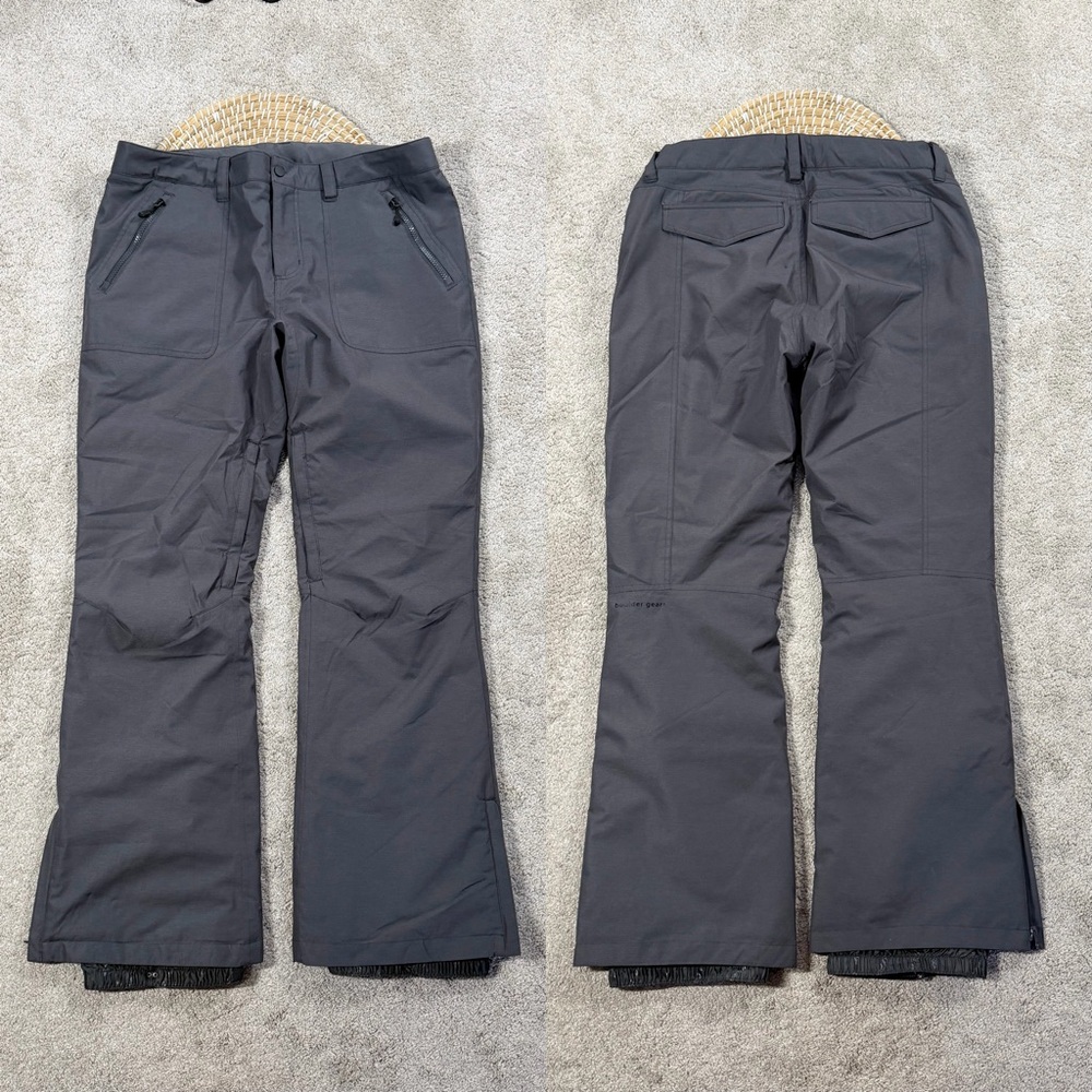 Boulder Gear Women’s Cleo Volcanic Glass Ski Snow Pants Outdoor in Gray 12